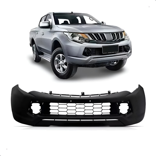 Parachoque L200 Triton 2017 A 2020 Dianteiro Grade 1a Linha  Preto