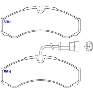 Pastilha Freio Dianteira / Traseira Daily 35s14 2013 Á 2015