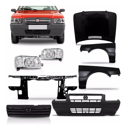 Kit Frente Uno Fiorino Furgão 2004 2005 2006 2007 2008 2009