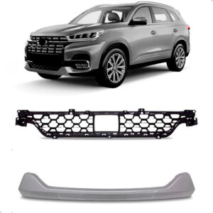 Kit Grade Inferior E Spoiler Tiggo 8 2021 A 2023 C/ Furo Preto