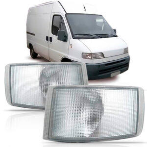 Par Lanterna Dianteira Sinaleira Fiat Ducato 94 Até 2004 Cristal
