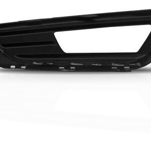 Par Tela Frontal Milha Parachoque Focus 16 17 Friso Cromado Preto