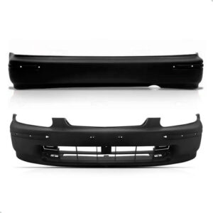 Kit Envolvente Dianteiro E Traseiro Civic 1996 A 1998 Preto