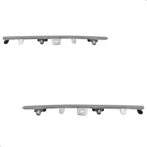 Par Moldura Grade Radiador Central Duster 2021 A 2024 Cromado