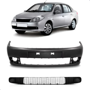 Envolvente Renault Symbol 2009 A 2013 Com Grade 1a Linha  Preto