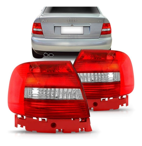 Par Sinaleira Traseira Audi A4 98 99 00 Serve Na 95 96 97