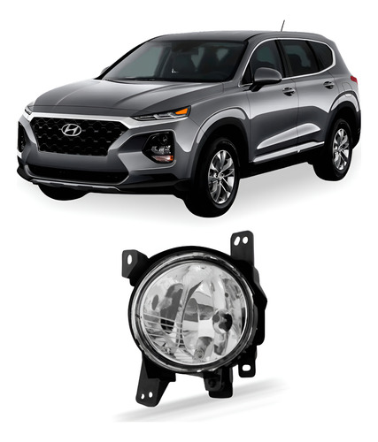 Farol Milha Santa Fe 2010 A 2013 Direito