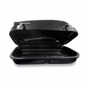 Kit Travessa Jeep Compass Preto Com Maleiro 600 Litros Preto