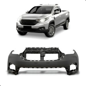 Parachoque Dianteiro Superior Strada 2020 A 2025 1a Linha Preto