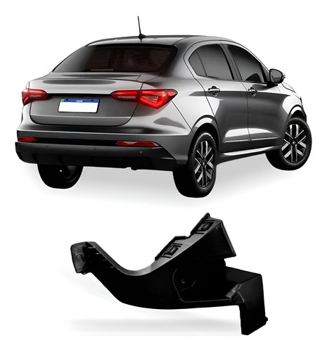 Suporte Guia Parachoque Traseiro Cronos 2018 A 2026 Esquerdo