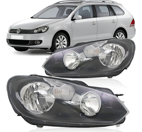 Par Farol Jetta Variant Perua  2010 2011 2012 2013 2014 Direito E Esquerdo
