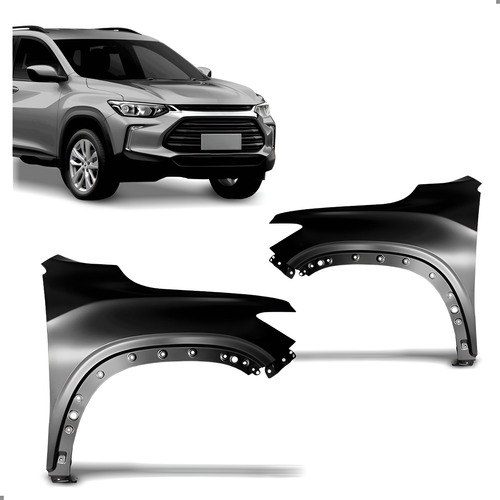 Par Paralama Tracker 2020 A 2025 Sem Furo Pisca