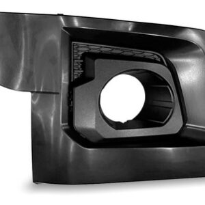 Par Moldura Milha C/ Grade E Furo S10 2021 A 2023 Preto