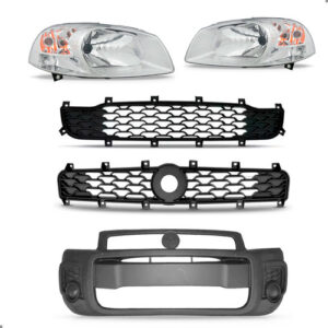 Kit Envolvente E Farol Strada 2014 2015 2016 17 2018 Working Preto