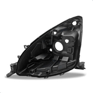 Par Carcaça Farol Dianteiro Livina 2009 A 2014 Com Regulador