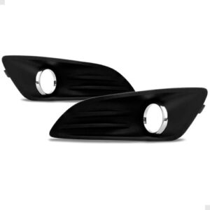 Kit Farol Milha  New Fiesta 2013 A 2016 C/grade Aro Cromado