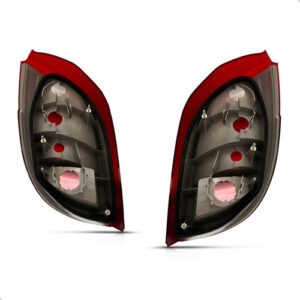 Par Sinaleira Traseira Ford Ka 2002 A 2007 Cristal Re Rosa Vermelho