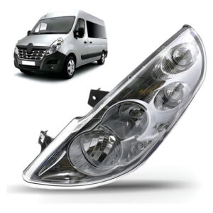 Farol Para Renault Master 13 14 A 22 Sem Auxiliar 1ª Linha Esquerdo/motorista