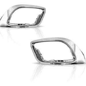 Par Aro Milha Moldura Fluence 2014 2015 2016 Cromada Preto