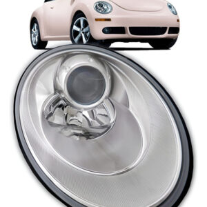 Farol New Beetle 2007 A 2012 Eletrico Sem Motor 1ª Linha - Direito/passageiro