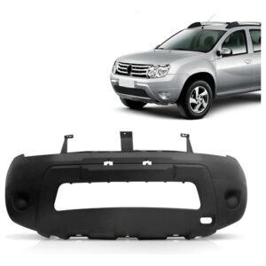Parachoque Dianteiro Para Duster 2010 A 2015 S/furo Preto Preto