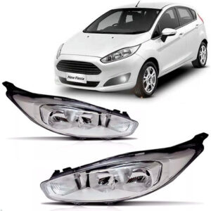 Par Farol Dianteiro Para Ford New Fiesta 2013 Até 2019