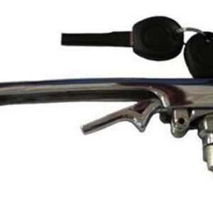 Macaneta Externa Cromado S/ Furo Gol/saveiro/fox Preto