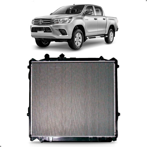 Radiador Para Hilux 1996 A 2004 2.7 Com Ar Automatico/diesel