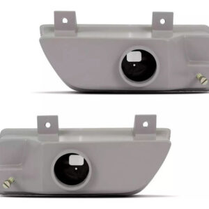 Kit Farol Auxiliar Gol Parati Saveiro Voyage Quadrado 87/97 Transparente