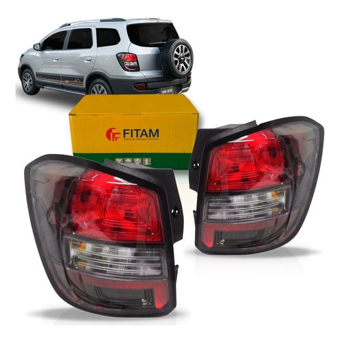 Par Sinaleira Spin Activ 2013 2014 2015 2016 Traseira Fumê