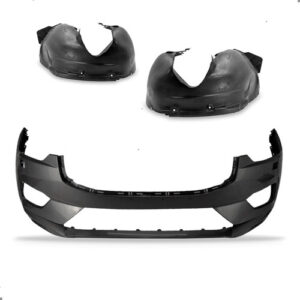 Kit Parachoque Para Volvo Xc60 2018 A 2021 Com Par Parabarro Preto