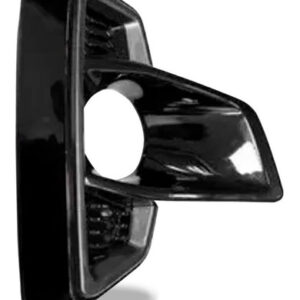 Par Moldura Milha C/ Furo Hilux Pick-up 18 A 20 Black Piano Preto