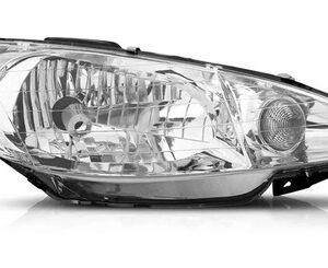 Par Farol Peugeot 206 E 206 Sw 2000 A 2006 Foco Simples Liso