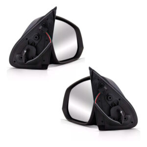 Par Retrovisor Preto Liso Fixo Hilux 2016 A 2019
