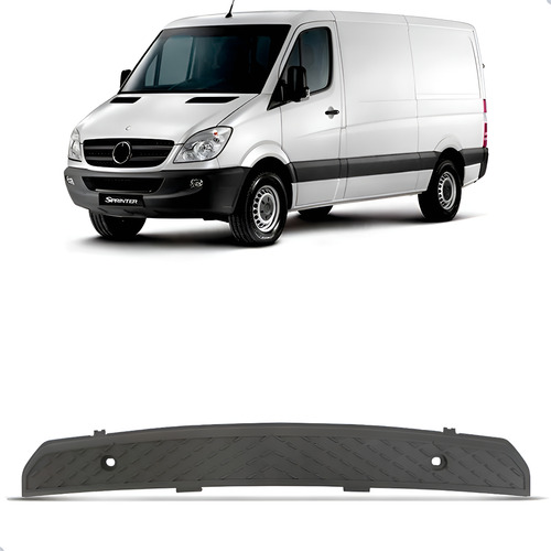 Pisante Sprinter 2012 A 2016 Parachoque Dianteiro Preto