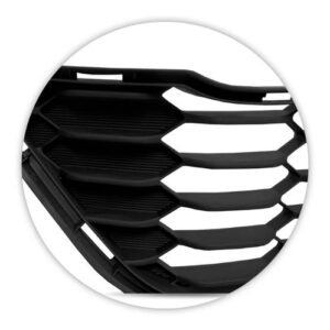 Grade Central Parachoque Dianteiro Hilux 18 A 2020 1a Linha Preto