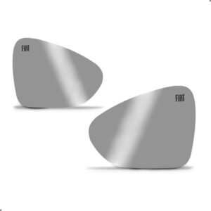 Par Lente De Retrovisor Para Argo 2017 A 2025 Com Logo