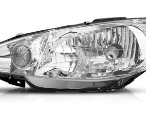 Par Farol Peugeot 206 E 206 Sw 2000 A 2006 Foco Simples Liso