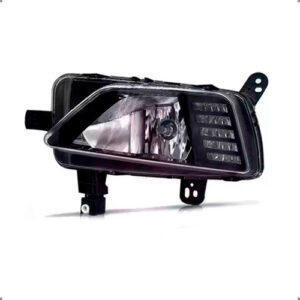 Farol De Milha Para Polo 2018 A 2022 Moldura Grade Esquerdo Preto