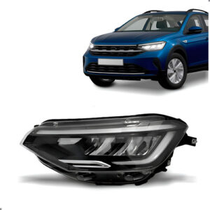 Farol Para Nivus 20 21 22 A 2024 Full Led C/ Reator 1ª Linha Esquerdo/motorista