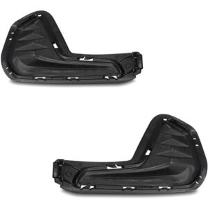 Par Moldura Milha Onix Plus Lt 2020 A 2023 S/furo Milha Preto