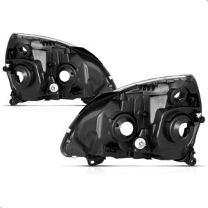 Par Carcaça Farol Dianteiro Para Renault Clio 2003 A 2011