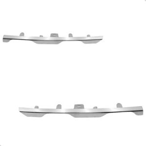 Par Moldura Grade Radiador Central Duster 2021 A 2024 Cromado