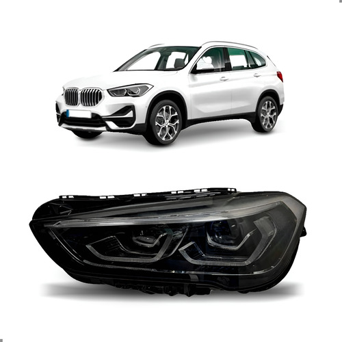 Farol Full Led Para Bmw X1 2020 2021 2022 1ª Linha Esquerdo/motorista