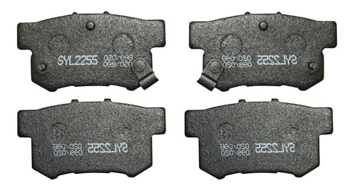 Pastilha Traseira Accord Civic 2005 Em Diante