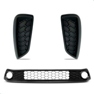 Tela Frontal Central Argo 2017 A 2022 C/ Friso E Furo Milha Preto