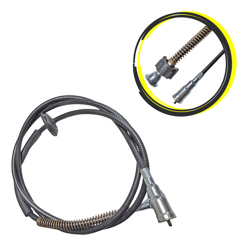 Cabo De Velocimetro 1635 Mm Opala Caravan Automatico 85 A 88