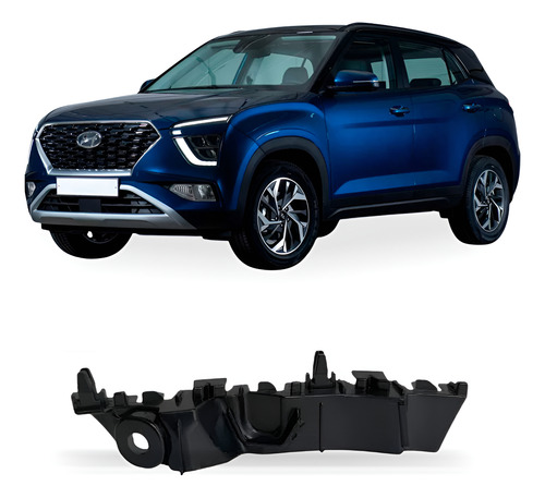 Suporte Guia Creta 2022 A 2024 Parachoque Dianteiro Direito