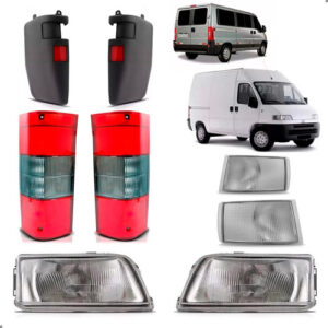 Kit Para Fiat Ducato 1995 A 2005 Iluminação E Ponteiras
