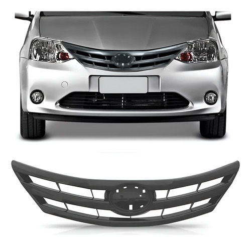 Tela Grade Radiador Para Etios 2012 13 14 15 16 2017 Preto